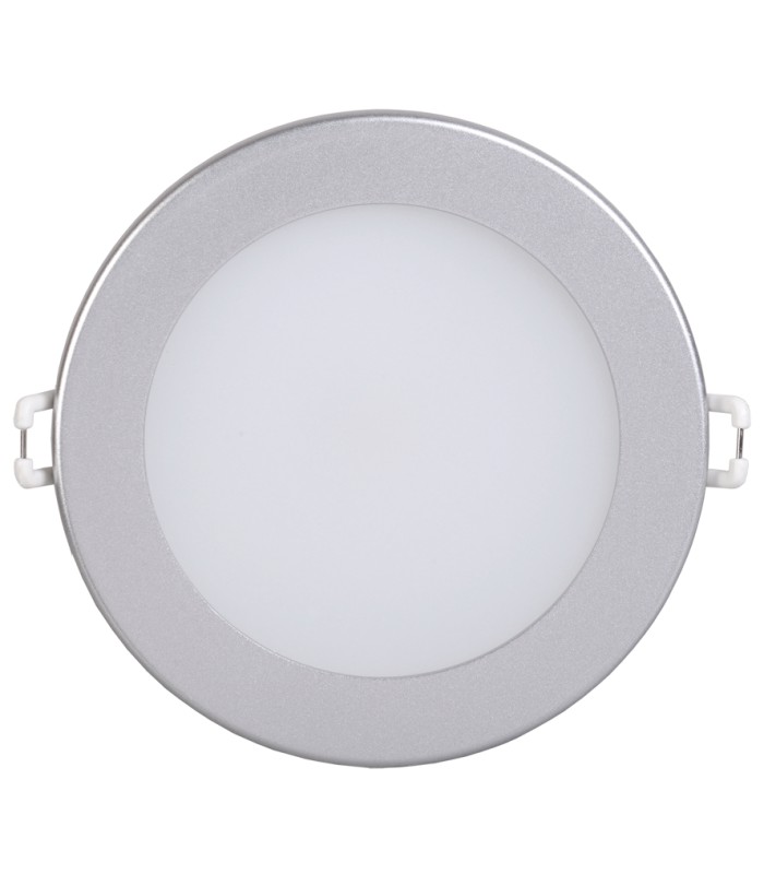 свет. светодиод. встраив.  7W ДВО 1603 серебро круг LED 3000 ip20 ИЭК