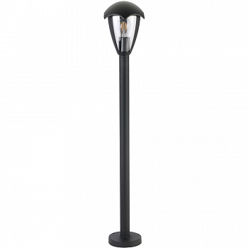 свет. сад.-парк  архитектурный напольный корпус серый E-27 60W BLACK UUL-Т80А Uniel