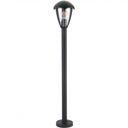свет. сад.-парк  архитектурный напольный корпус серый E-27 60W BLACK UUL-Т80А Uniel