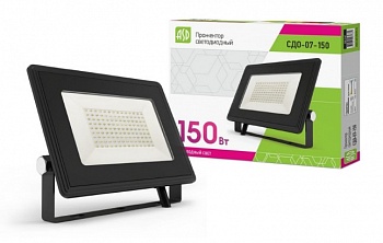 Прож. светодиод. 150W СДО-07-150 черный IP65 ASD