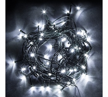 гирлянда светод.  230V  400LED L=40м 5000К  IP44 с эффектом стробов  шнур-3м 0,2мм.CL0732317