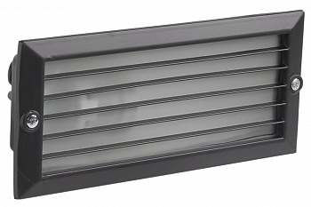 свет. IP 54  3101  нпп 60W черный/прямоуг. реш. ИЭК