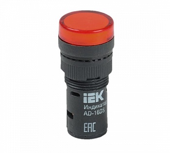 лампа AD16DS(LED) матрица d16 мм красный 24В  АС ИЭК