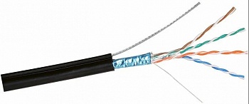 FTP-5e 4х2х24 AWG Eltros Cu (с троссом)внешний LAN-кабель