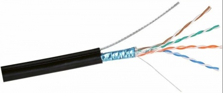 FTP-5e 4х2х24 AWG Eltros Cu (с троссом)внешний LAN-кабель