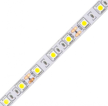 светодиод. лента  12V 14,4W/m IP20 DC Теплый белый  ULS-Q221 5050-60LED/m 10mm Uniel