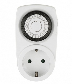 розетка с таймером 12/24ч 3500Вт UST-M10 WHITE Uniel