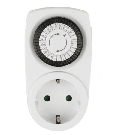 розетка с таймером 12/24ч 3500Вт UST-M10 WHITE Uniel