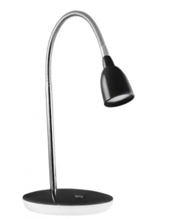свет. наст PTL-1215 4W 3000К черный Jazzway