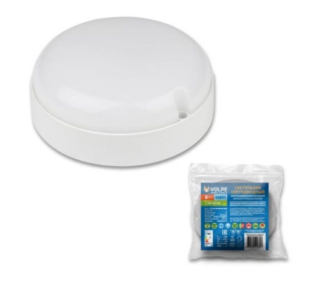 свет. светодиод. накладной   8W 4000К IP65 ULW-Q223 WHITE Uniel
