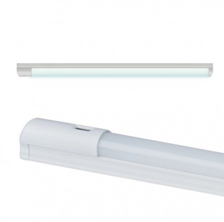 ЛПО 1*  8 светодиод. ULI-L24-8W/4200К SENSOR IP20 WHITE 560x28x42мм 600Lm бесконтакт