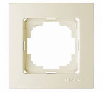 рамка Nilson Touran 1-ая крем 24120091