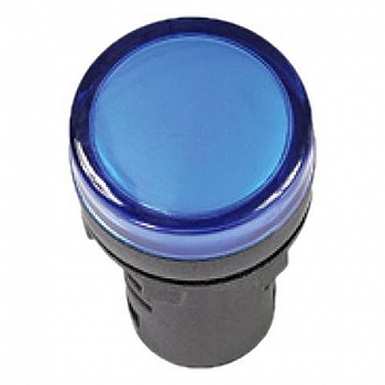 лампа AD22DS(LED) матрица d22 мм синий 24В ТДМ