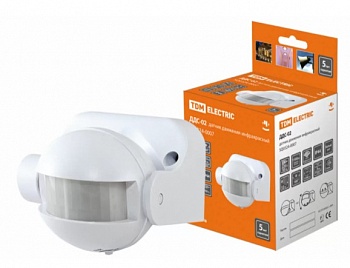 датчик  ДДС-02  1100Вт 180град 12м  5-480с IP44 TDM