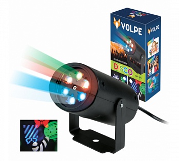 Светодиодный светильник-проектор,проекция "РОЖДЕСТВО" ULI-Q3064W/RGB BLACK XMAS