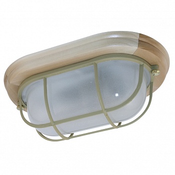 НББ 03- 60-022 Терма 1402 IP65 овал матовый/корпус с решеткой дуб инд.упак.