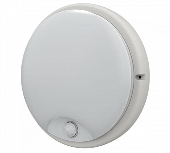 свет. светодиод. накладной  12W 6500К IP54 ДПО 4200Д  круг белый  с инфракр датч движ  ИЭК